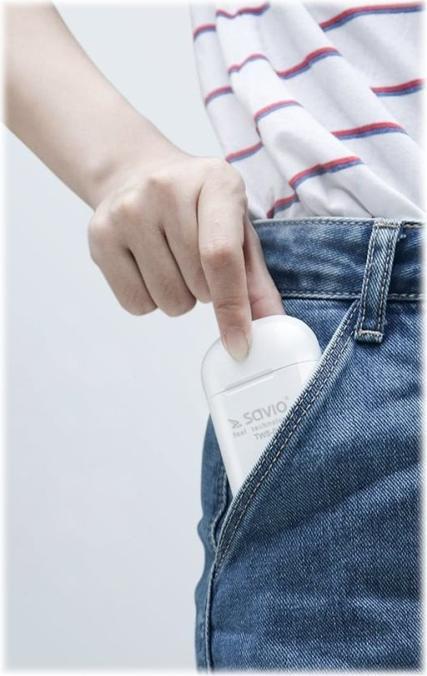 Produktbild Savio TWS-01 (Keine Geräuschunterdrückung, 2 h, Kabellos)