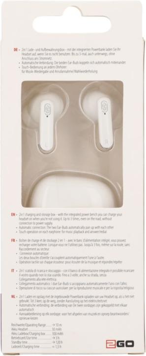 Actual product image 2GO TWS Dynamic (2.50 h, Wireless)