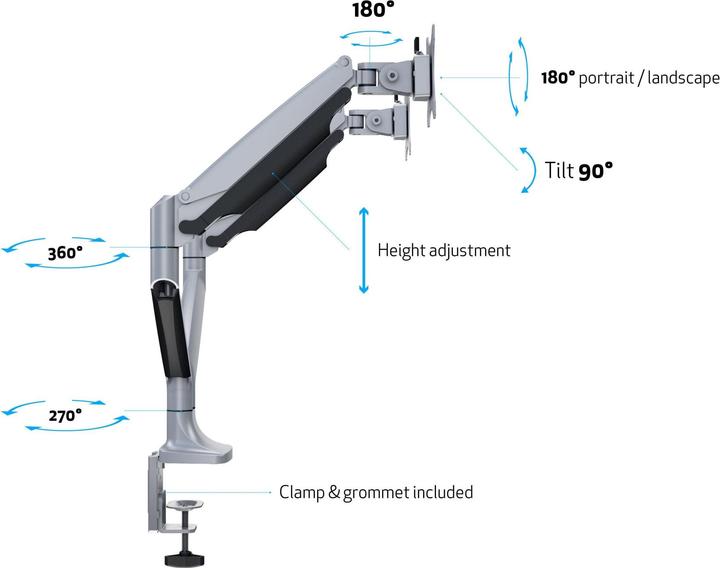 Image du produit Multibrackets M Deskmount (Tables, 27", 9 kg)