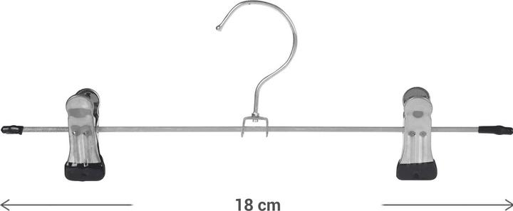 Produktbild Storage Solutions 9er-Set Hosenbügel, Metall (9x)