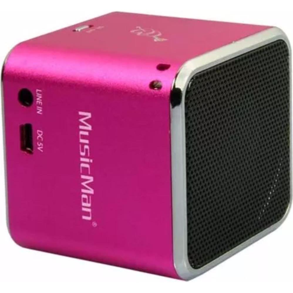 Technaxx Musicman Wireless Soundstation (2 h, Akkubetrieb), Bluetooth Lautsprecher, Pink