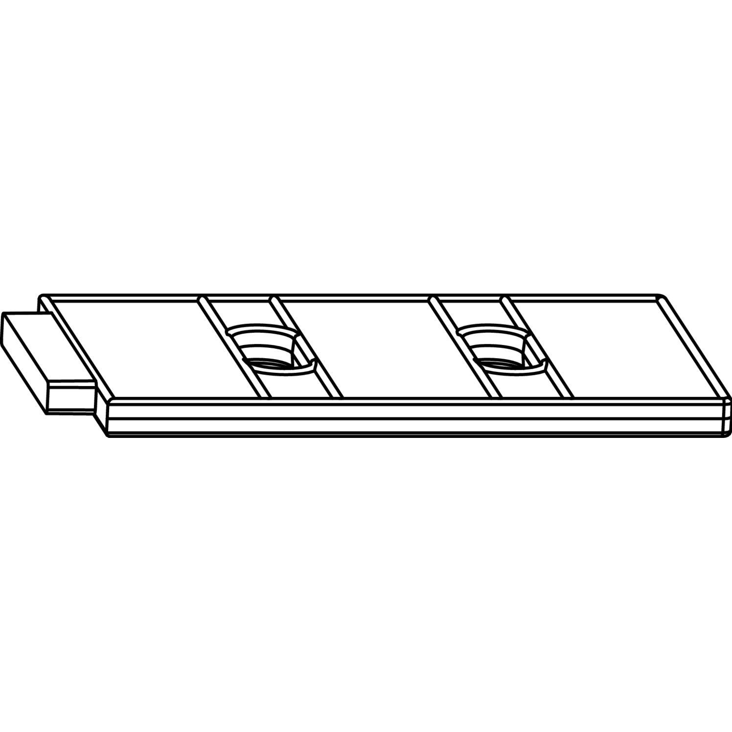 Thumbnail - Maco, Türdichtung, Fiber-Therm Aufsatzdichtung f. Dichtungsplatte, 42mm, Holz, silber (454861)