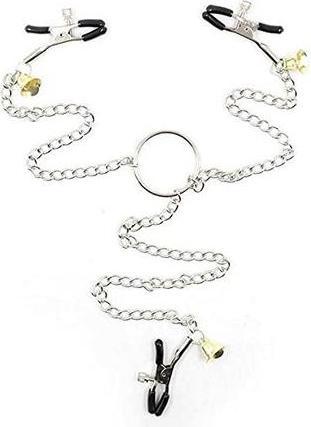 Produktbild Fetish Addict Nipple And Clitoris Clamps With Metal Chain