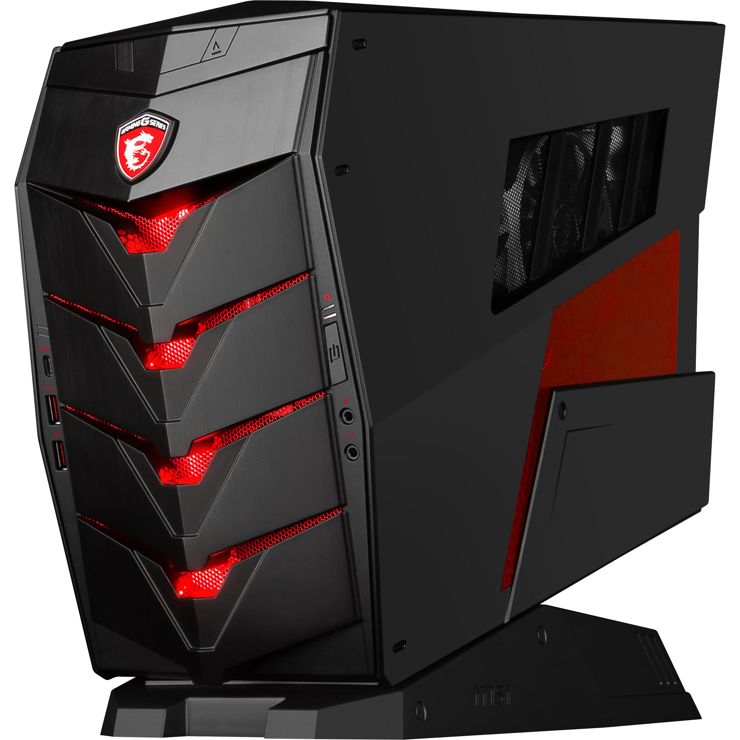 MSI Aegis-023DE (Intel Core i5-6400, 1128 GB, 1128 GB, GeForce GTX 970), PC, Schwarz, Rot