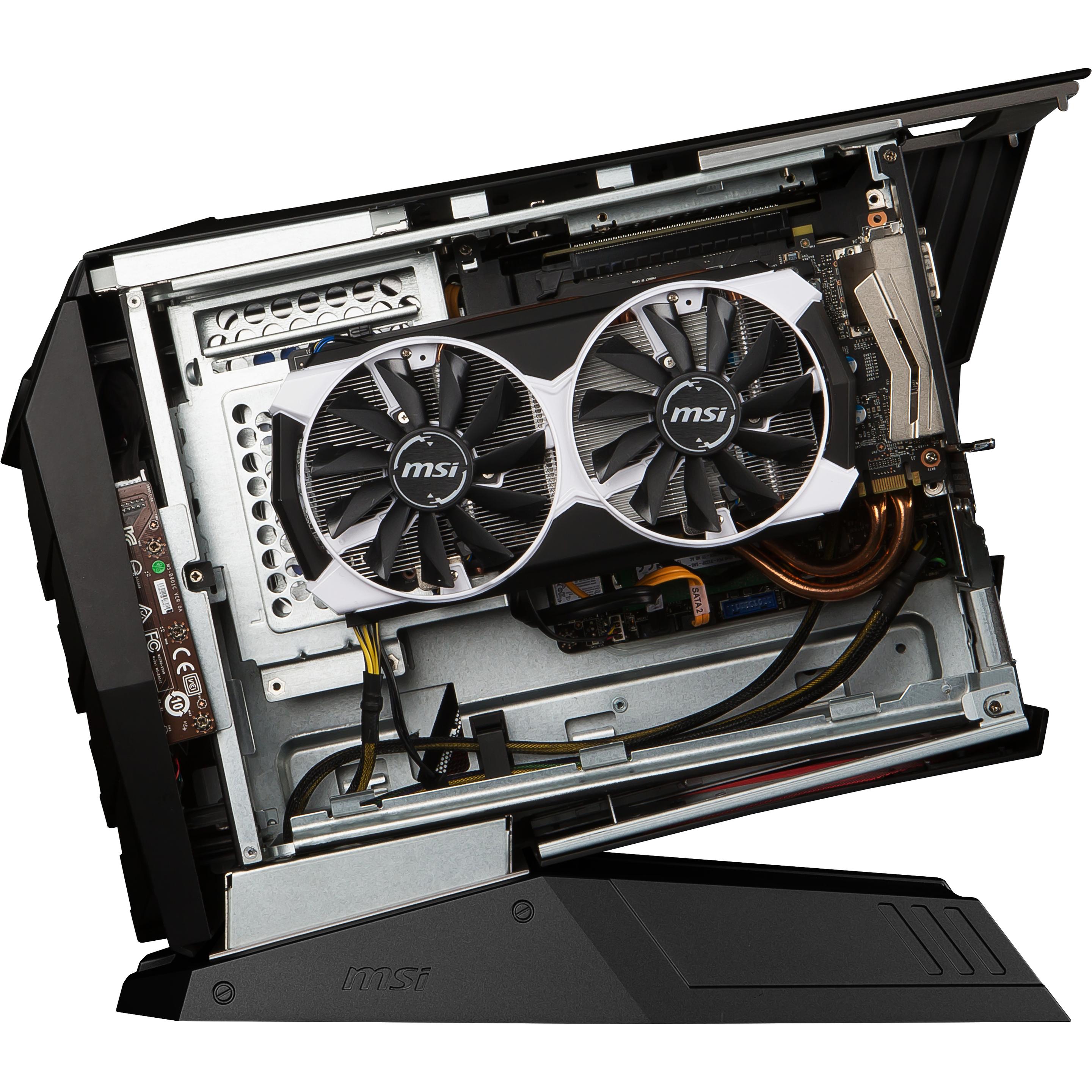 Thumbnail - MSI Aegis-023DE (Intel Core i5-6400, 1128 GB, 1128 GB, GeForce GTX 970), PC, Schwarz, Rot