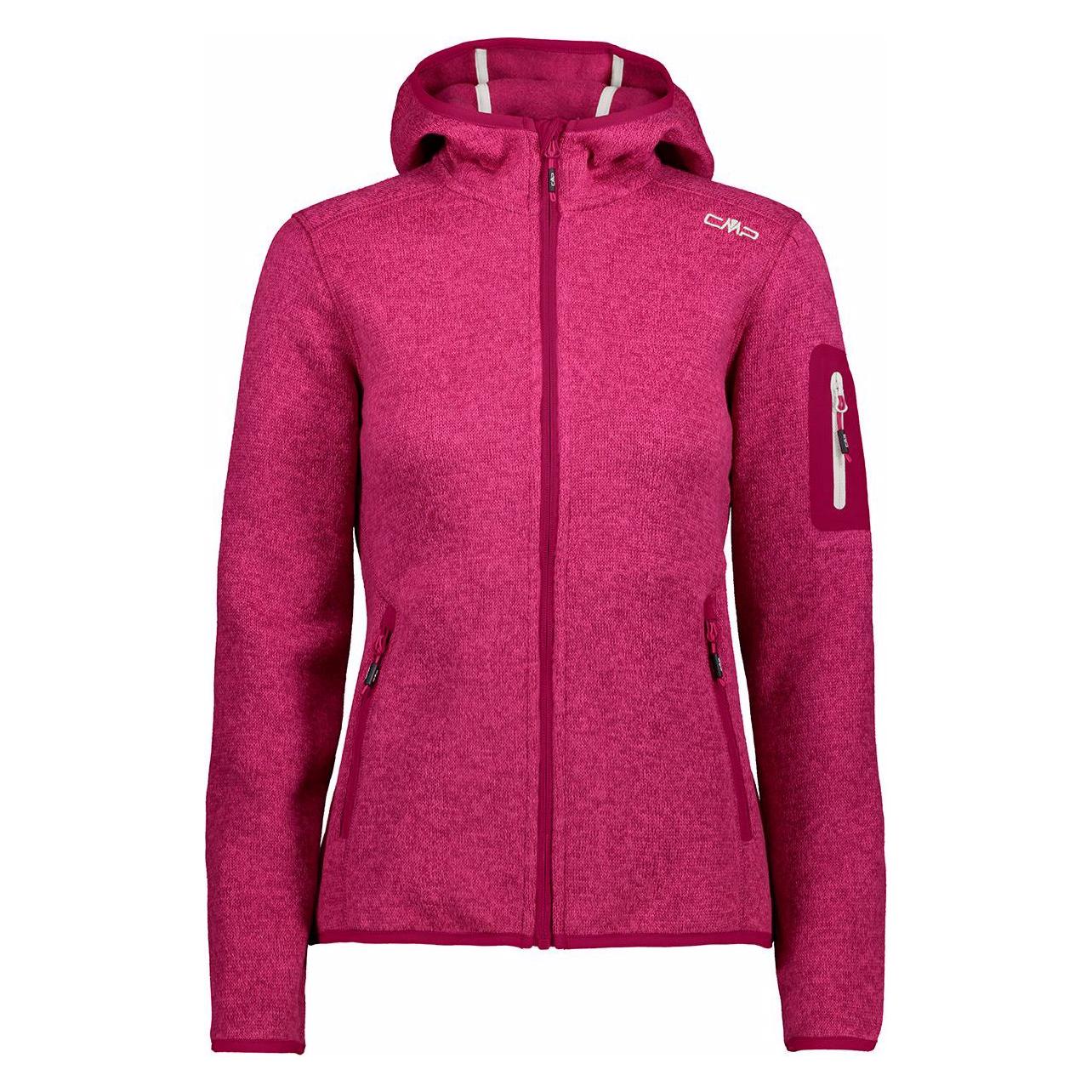 Cmp Campagnolo, Damen, Pullover, Zip Hoodie Jacke, Pink, (44)