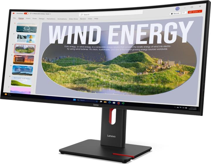 Produktbild Lenovo ThinkVision T34WD-40 (3440 x 1440 Pixel, 34")
