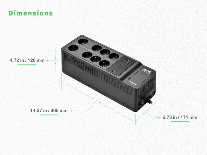 Produktbild APC BACK-UPS 500VA 8 FRENCH 230V (500 VA, 300 W, Standby USV)