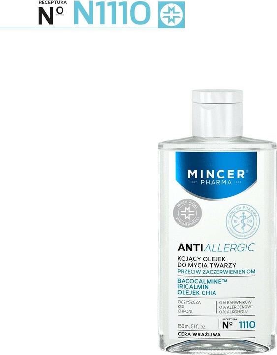 Image du produit Kenwood Pharma Anti Allergic Micellar Oil Wash for Sensitive Skin 150ml bottle - 599008 (Huile nettoyante, 150 ml)