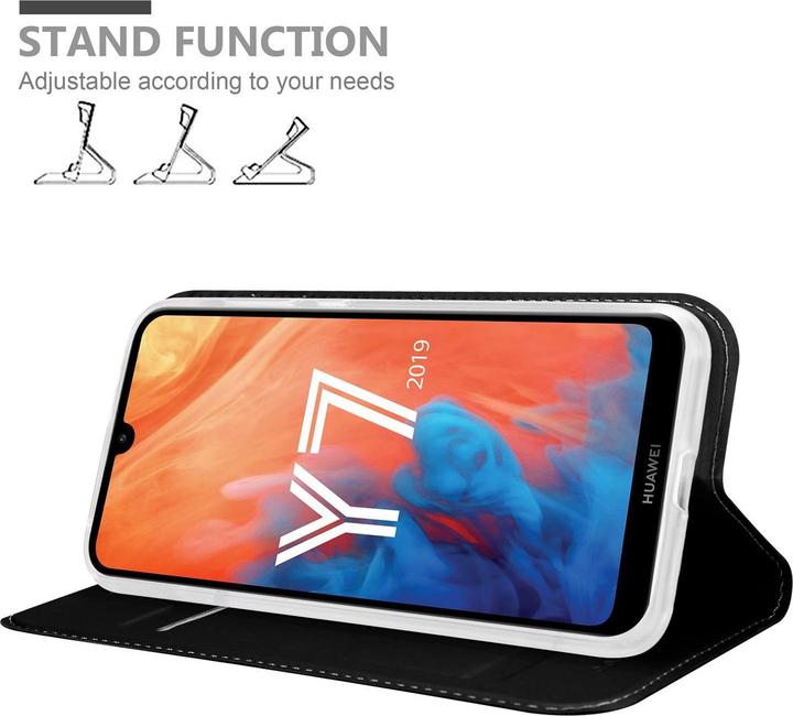 Actual product image Cadorabo Book Classy Style Cover (Huawei Y7 (2019), Huawei Y7 Prime (2019))