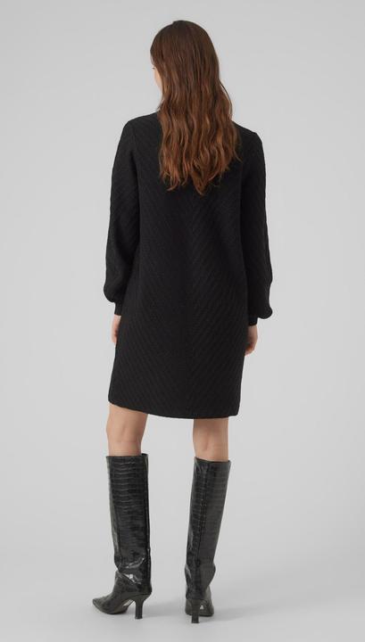 Image du produit Vero Moda VMANJASTINNA HIGHNECK ZIP DRESS GA EXC Robe en maille (M)