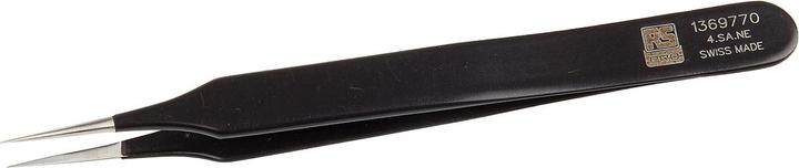 Actual product image RS PRO ESD epoxy coated tweezers straight 110mm