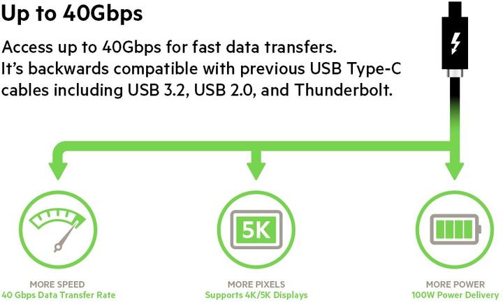 Productafbeelding Belkin USB C - USB C (0.80 m, USB 4.0, 100 W)