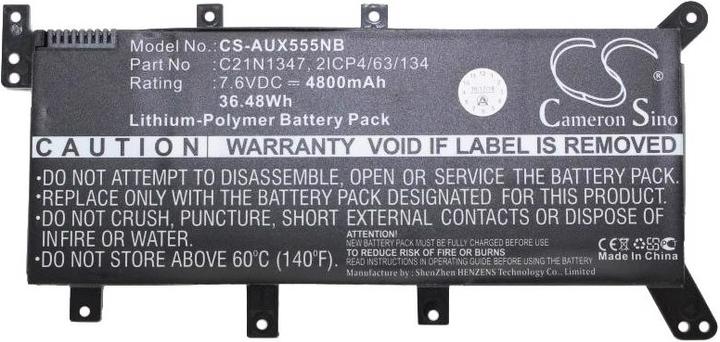 Produktbild ASUS X555 (2 Zellen, 4800 mAh)