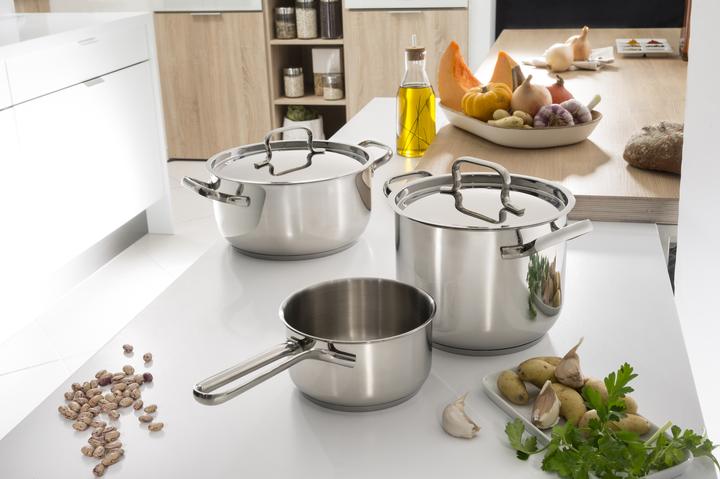 Actual product image Lagostina 10740600010 Kookpottenset (24 cm, Pot, Milk pan, Stainless steel)