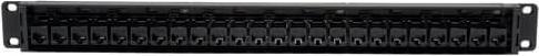 Produktbild Eaton 24-Port 1U Rack-Mount Cat6/Cat5 Feedthrough Patch Panel RJ45 Ethernet TAA