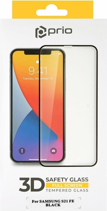 Actual product image prio 3D tempered glass (1 Piece, Samsung Galaxy S21 FE 5G)