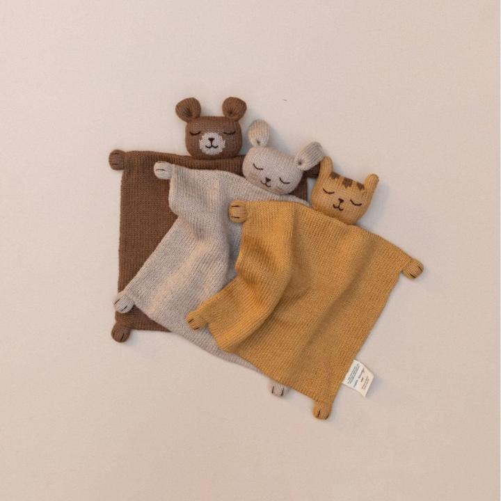 Image du produit Main Sauvage Doudou tricoté Bunny Sand