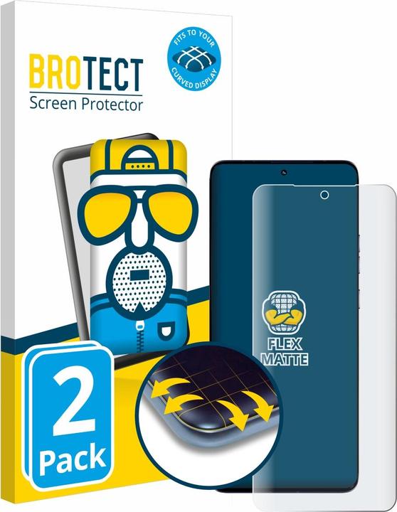 Immagine prodotto BROTECT Protezione del display opaco a tutto schermo (2 Pezzo/i, Motorola Edge 50 Pro)
