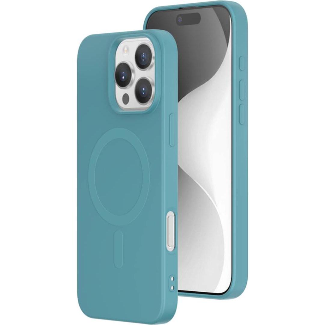 Bigben MagSafe Case (Apple iPhone 16 Pro Max), Smartphone Hülle, Blau