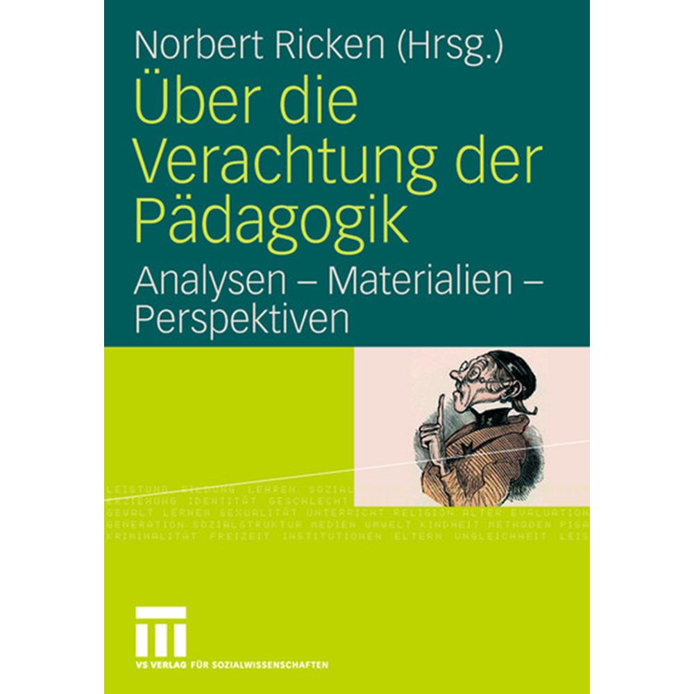 Über die Verachtung der Pädagogik, Fachbücher von Norbert Ricken
