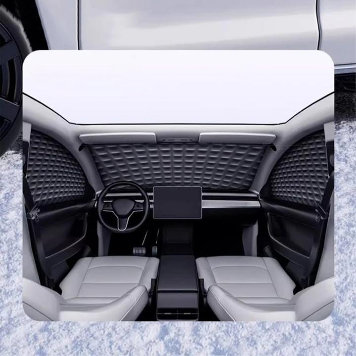 Image du produit Werkstein Magnetische Auto Windschutzscheibenabdeckung, 146x113cm Winter Frostschutz
