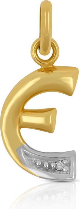 Image du produit Muau Lettre (750, Or blanc, Or jaune 18 carats)