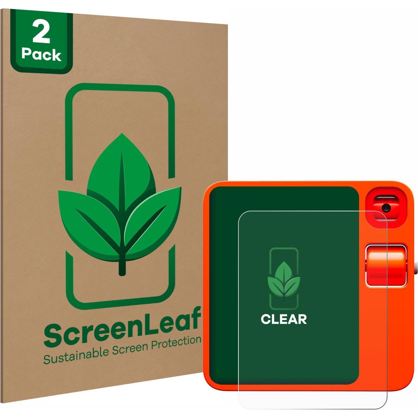 Thumbnail - ScreenLeaf Schutzfolie nachhaltiger Displayschutz Displayschutzfolie Folie Klar Transparent, MP3 + Media-Player Zubehör