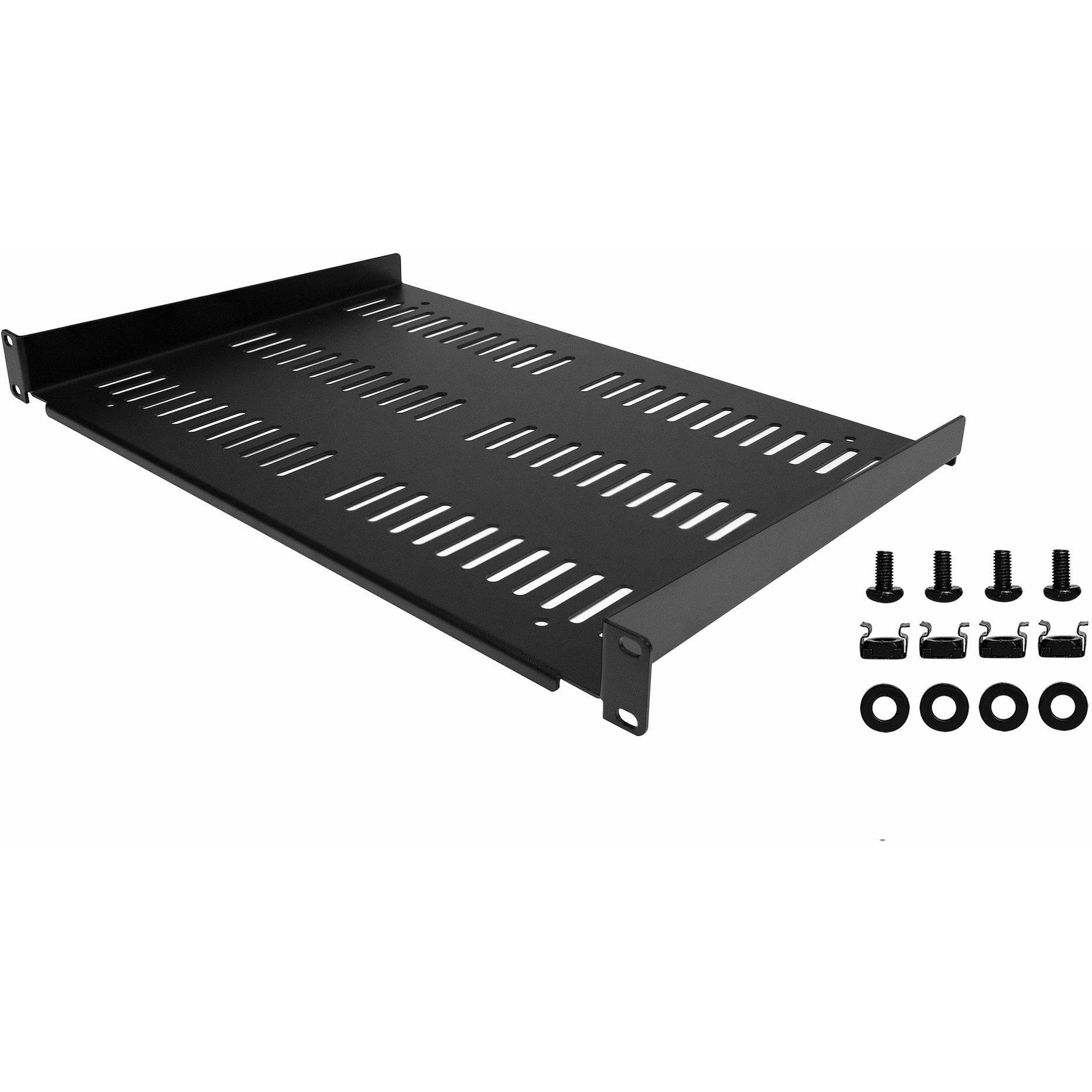 StarTech 1U Vented Shelf 12in (SHELF-1U-12-FIXED-V)
