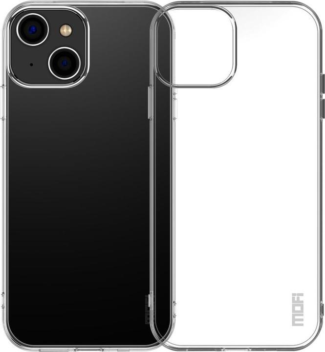 Actual product image Mofi iPhone 15 Slim Rubber Case Transparent (Apple iPhone 15)