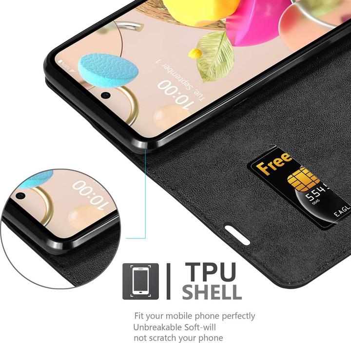 Produktbild Cadorabo Book Invisible Magnet Cover (LG K42)