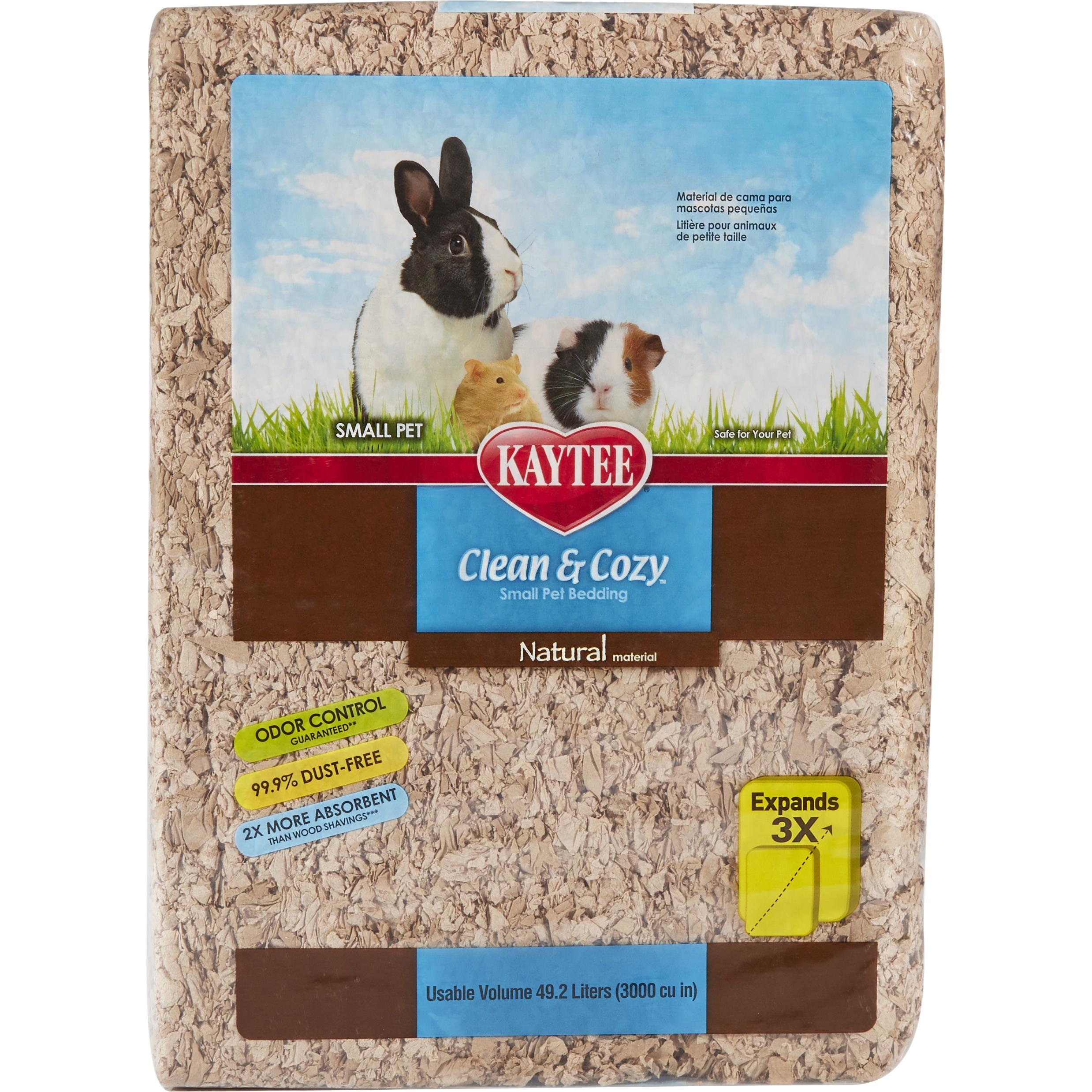 Meilleurs prix pour Kaytee Clean & Cozy Natural 49,2 L (Copeaux), Litière