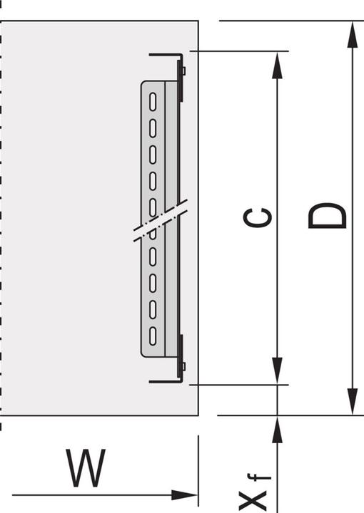 Actual product image Schroff Slide rail 25 kg - SLIDE RAIL SET 800T 10ST