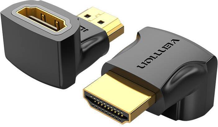Produktbild Vention HDMI 90 degree Adapter 4K 60Hz, AIOB0-2 (Black) 2pcs (HDMI, 3.16 cm)