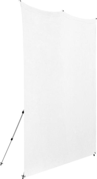 Actual product image Westcott X-Drop Pro - High-Key White (8' x 8') Wrinkle-Resistant Backdrop, 2.4x2.4m (243.80 cm, 243.80 cm)
