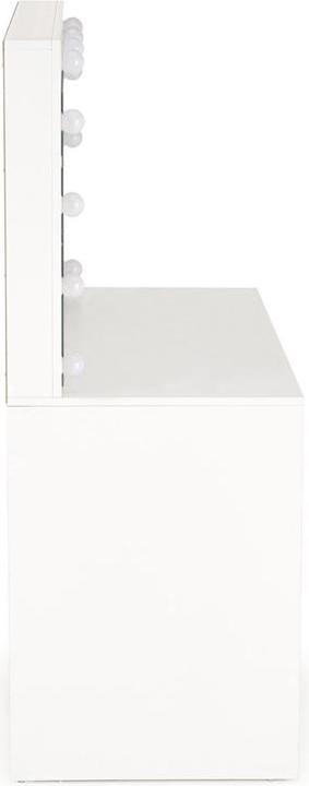 Image du produit Halmar Makeup table Hollywood XL, white, with mirror (120 x 55 x 140 cm)