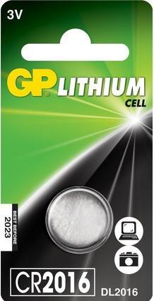 Produktbild GP Batteries Lithium CR2016 (4 Stk., CR2016, 90 mAh)