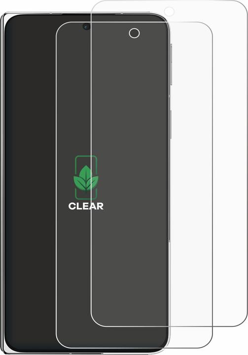 Actual product image ScreenLeaf Screen Protector sustainable Screen Protection, clear, anti-scratch (2 Piece, Oppo Find X5)