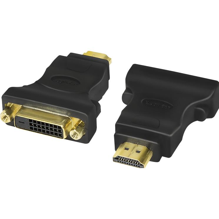 Thumbnail - LogiLink Video Adapter (DVI), Data + Video Adapter, Schwarz