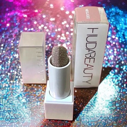 Actual product image Huda Beauty Diamond Balm Sparkling Lip Balm in Negligee Transparent Nude (40 ml)