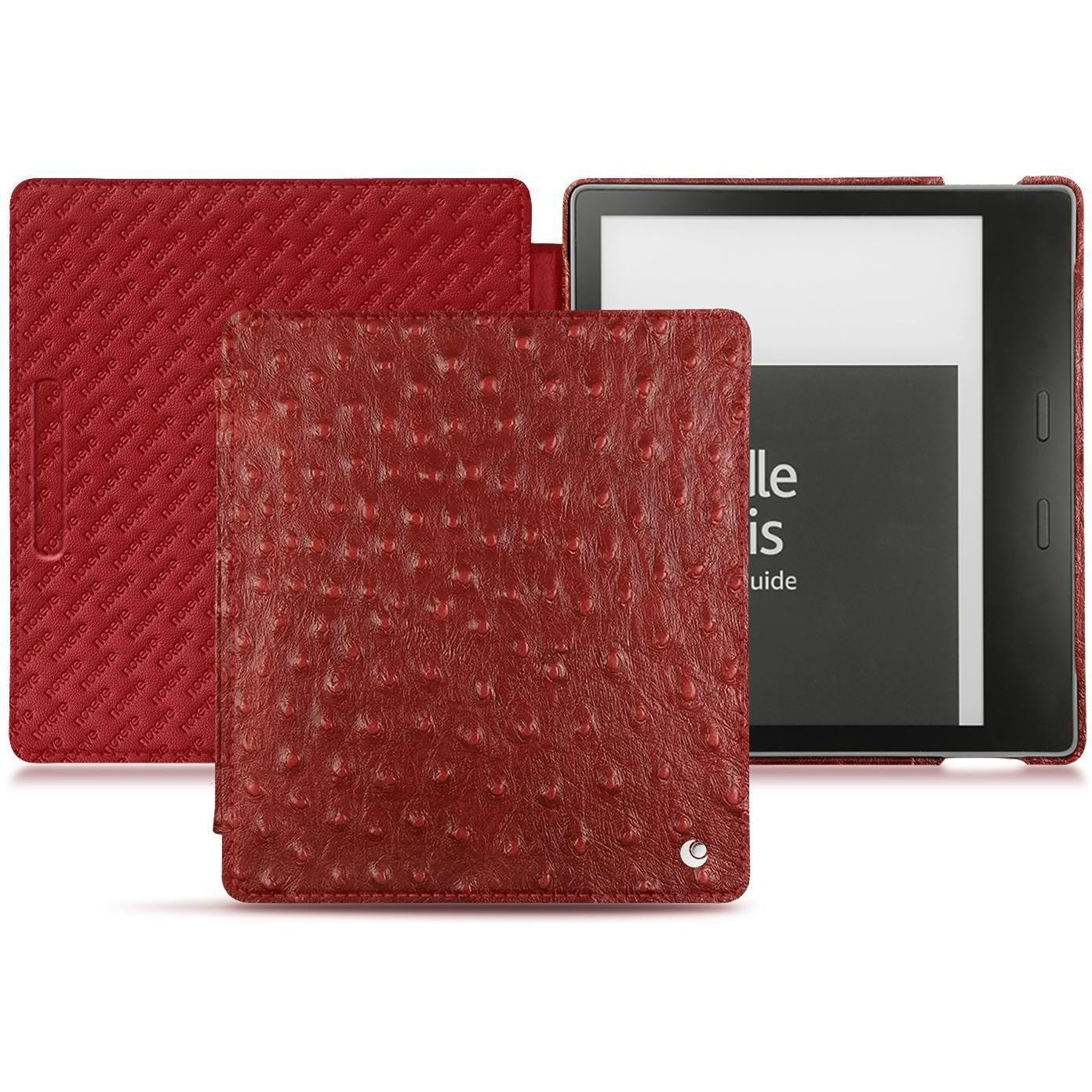 Noreve Lederschutzhülle horizontal, eReader Zubehör, Rot
