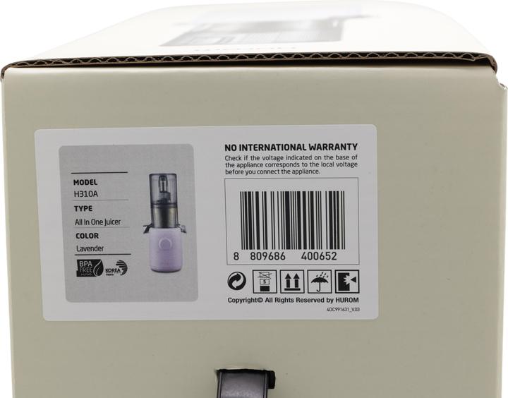 Actual product image Hurom H310A-BEC04PL