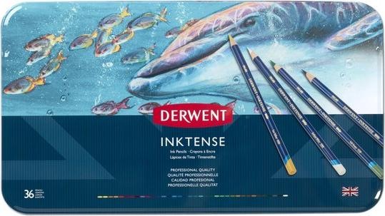 Produktbild Derwent Inktense Permanent Aquarellstifte (Mehrfarbig, Multicolor, multicolour, 36 x)