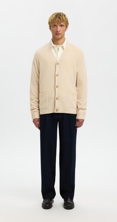 Actual product image Selected Wollmix Strickjacke (L)