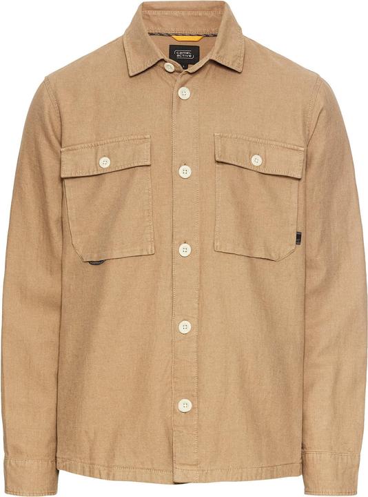 Image du produit Camel Active Overshirt aus Leinen-Baumwoll-Mix (M)