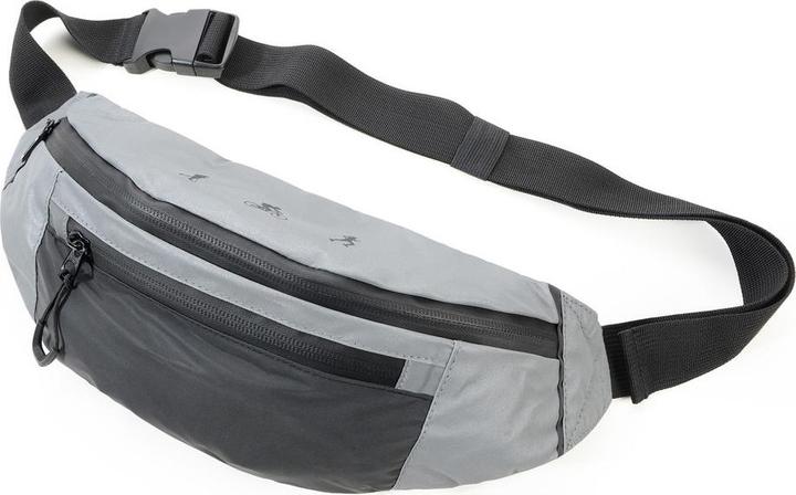 Produktbild Troika REFLECTIVE BAG Gürteltasche reflektierend, grau/schwarz