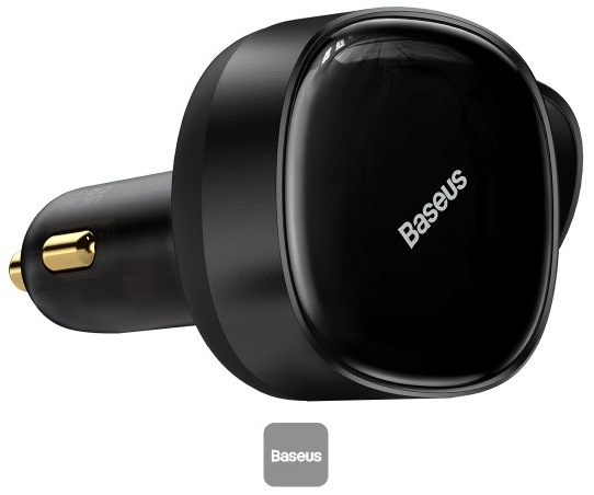 Produktbild Baseus Enjoyment Car Charger with cable USB-C + Lightning 3A, 30W (Black)