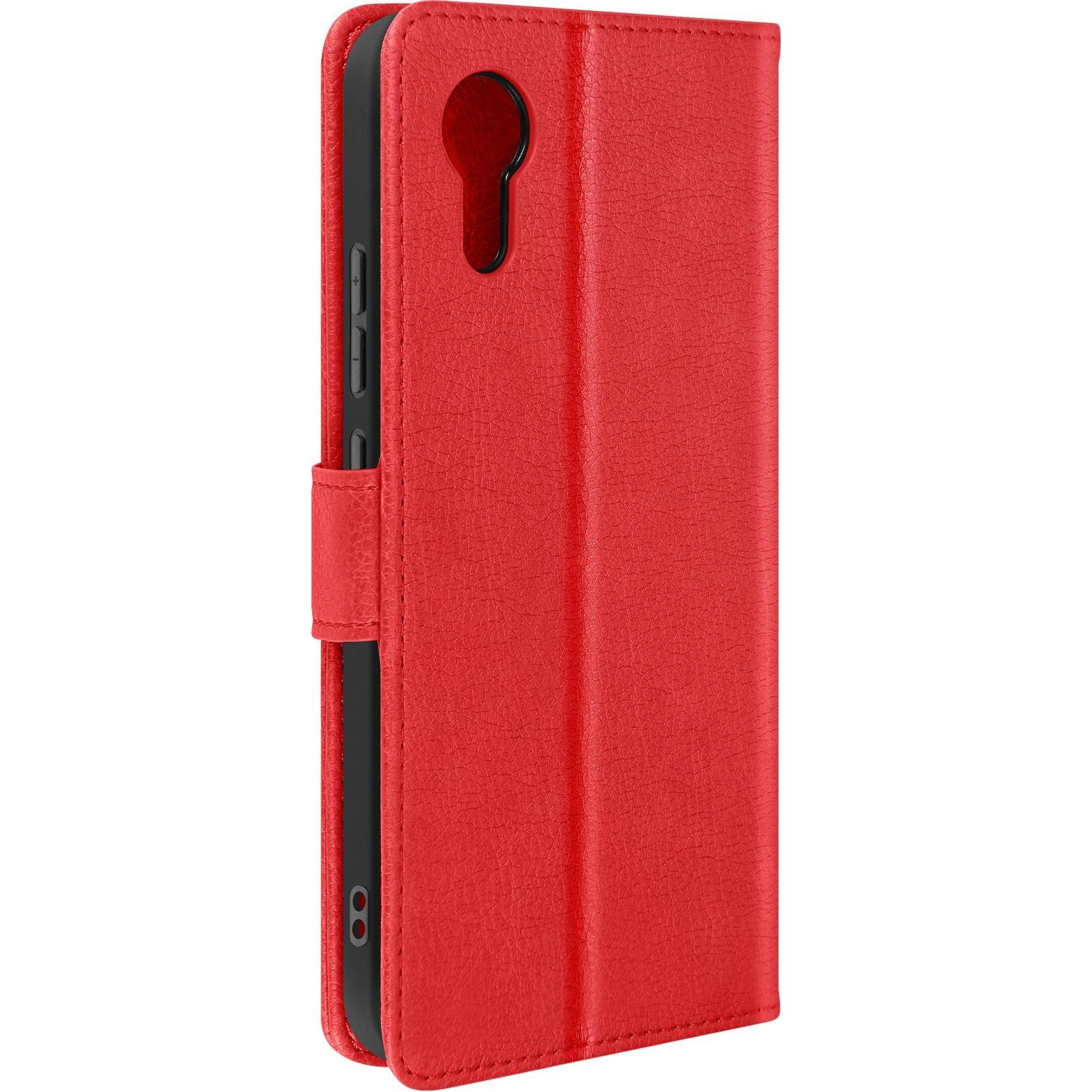 Thumbnail - Avizar Chesterfield Wallet Cover Series (Samsung Galaxy Xcover 7), Smartphone Hülle, Rot