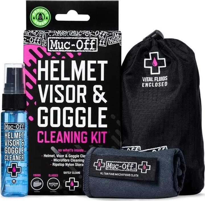 Actual product image Muc-Off Helmet & visor cleaning set (32 ml, Care set)