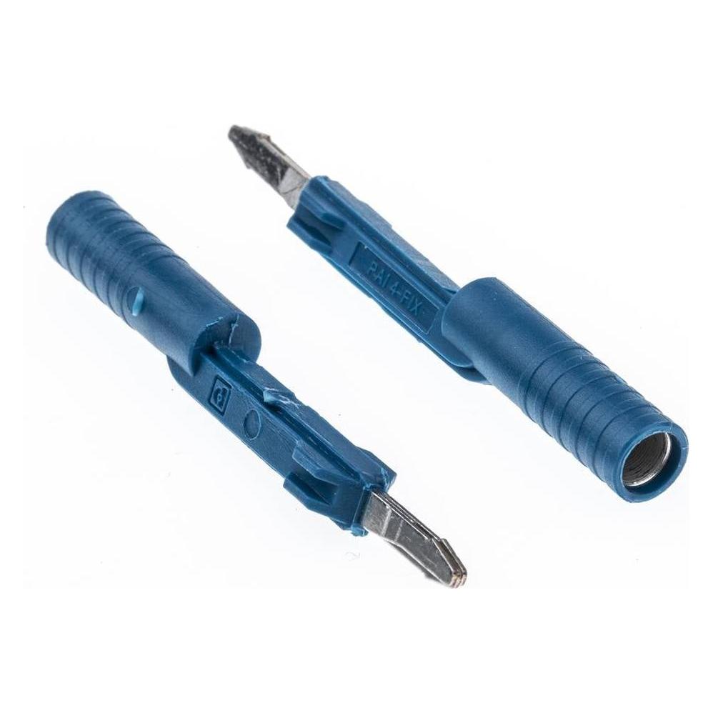 Phoenix Contact Blu Test Adapter 4Mm Safetytest Pai-4-Fix Bu, Cavo + Spina Elettrica,